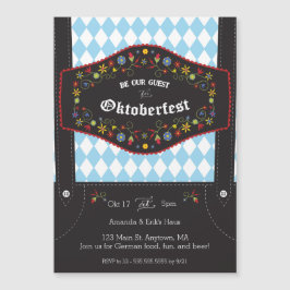 Oktoberfest (Oktoberfest) inbjudan till tyska part Magnetisk Inbjudningskort
