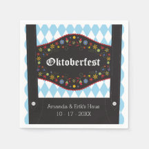 Oktoberfest, Oktoberfest Napkins - Anpassningsbar