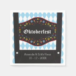 Oktoberfest, Oktoberfest Napkins - Anpassningsbar Pappersservett
