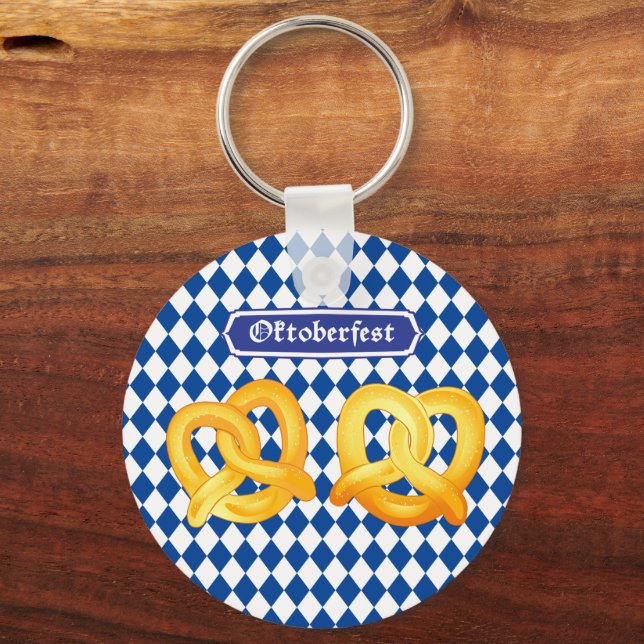 OKTOBERFEST öl Fest traditionella tyska sötsaker Nyckelring (Framsida)