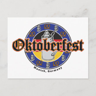 Oktoberfest Öl och förval Vykort