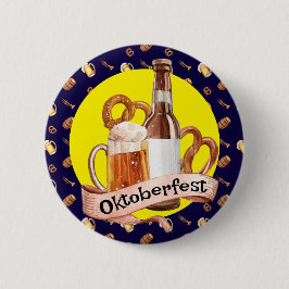 Oktoberfest Öl Och Munkar Knapp