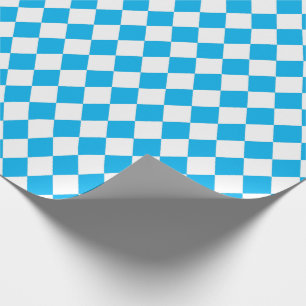 OKTOBERFEST ölfestival Bavarian flagga blue Presentpapper