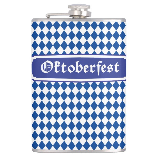 OKTOBERFEST ölfestival dekoration Blue mönster Fickplunta (Framsidan)