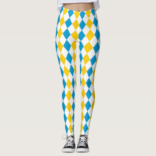 Oktoberfest Outfit Bayern Blue Gult and White Leggings