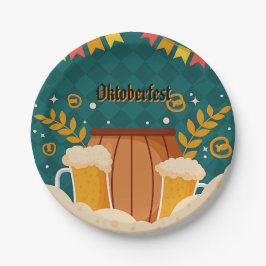 Oktoberfest Papprare Tallrikar
