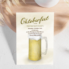 Oktoberfest Party Beer Inbjudningar