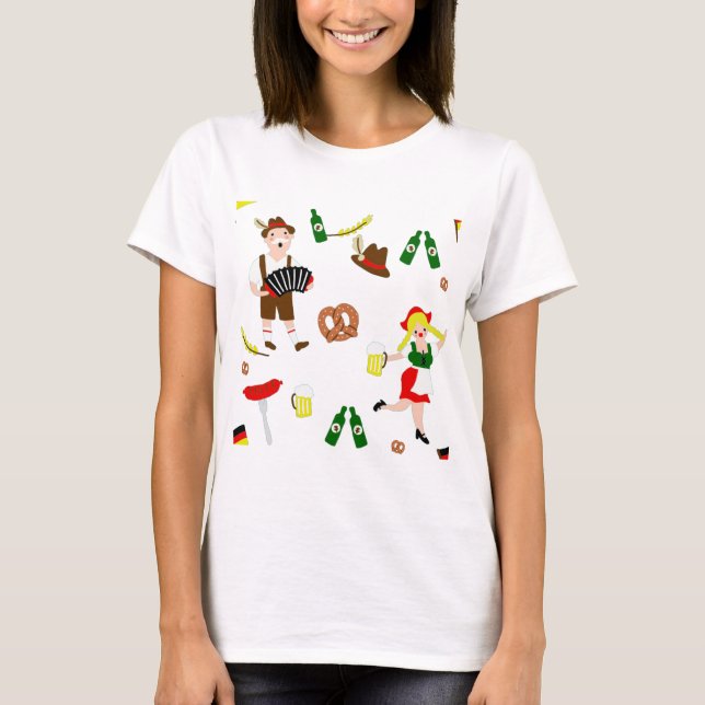 Oktoberfest party t shirt (Framsida)
