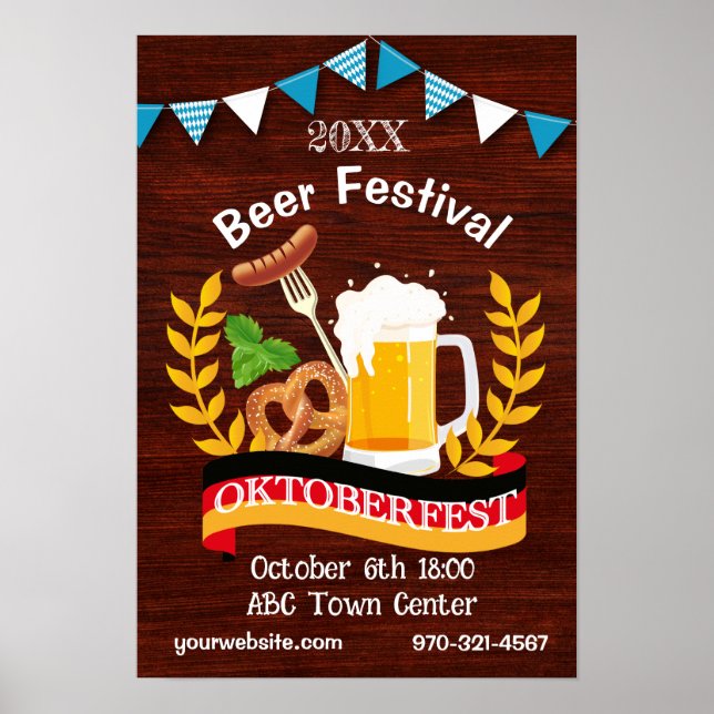 Oktoberfest Poster (Framsidan)