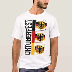 Oktoberfest Shirt, tysk Flagga Jackar av Arm T Shirt