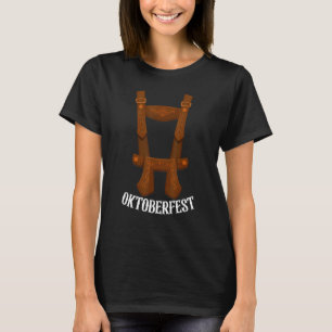 Oktoberfest Suspenders German Beer Lederhosen T Shirt