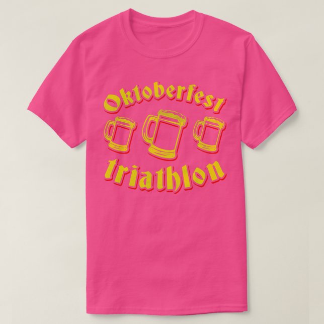 Oktoberfest: triathlon costume t shirt (Design framsida)