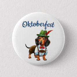 Oktoberfest tysk korv knapp
