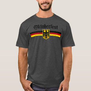 OKTOBERFEST Vintage Tyska Flagga Jackar av Arm Ban T Shirt