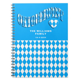 Oktoberfesten Guest för eget namn för tyska ölfest Anteckningsbok