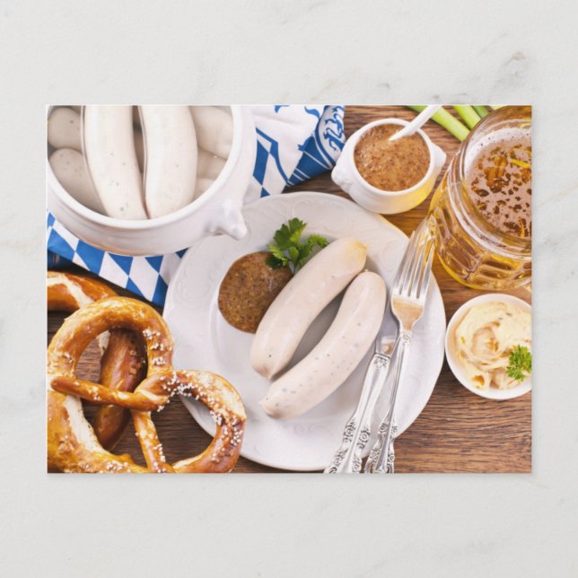 Oktoberfestfrukost Vykort (Framsida)