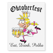 Oktoberfestkvinnlig bartender