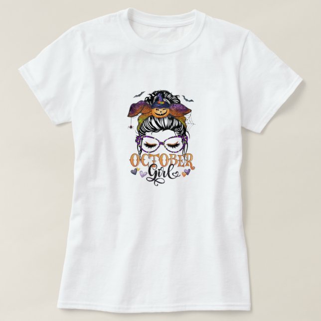 Oktoberflicka T Shirt (Design framsida)