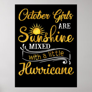 Oktoberflickorna är Sunshine Mixed Little Hurrican Poster