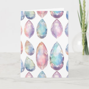 Oktoberfödelsekortet Opal Birthday Card Kort