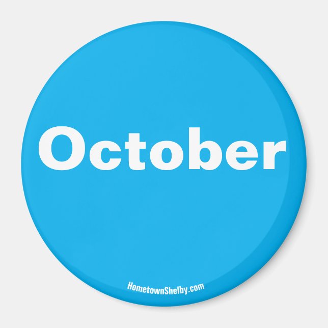 Oktobermagnet Magnet (Framsidan)