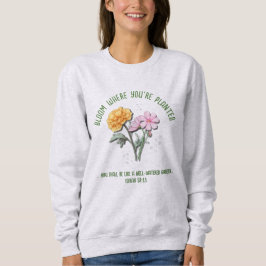 Oktobermånad Flower MARIGOLD COSMOS-Anpassningsbar T Shirt