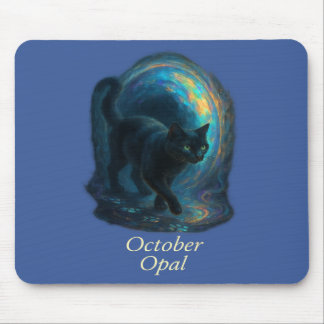 Oktoberopal - Black Cat & Iridescent Portal Musmatta