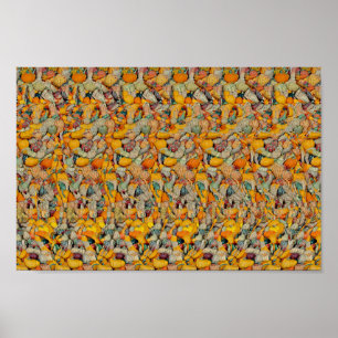 Oktoberpresenter - Gömt 3D-utskrift Poster