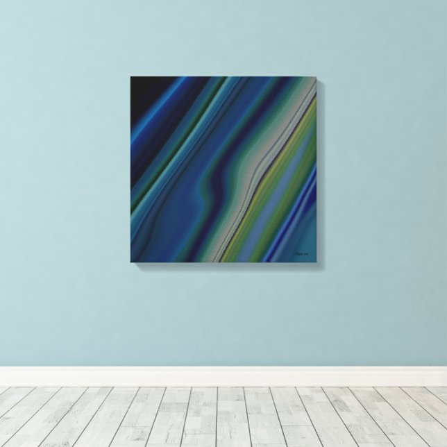 Oktoberregn Canvastryck (Insitu (trägolv))