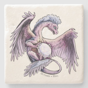 Oktobers Birthstone drake: Opal Stenunderlägg