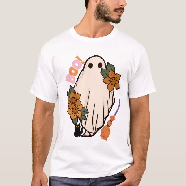 Oktobers härliga mörker Halloween Haunt Fest T Shirt (Framsida)