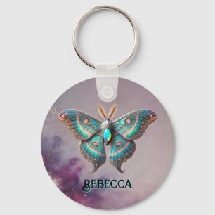 Oktoberskalans nyckelkedja - Opal Moth Design Nyckelring