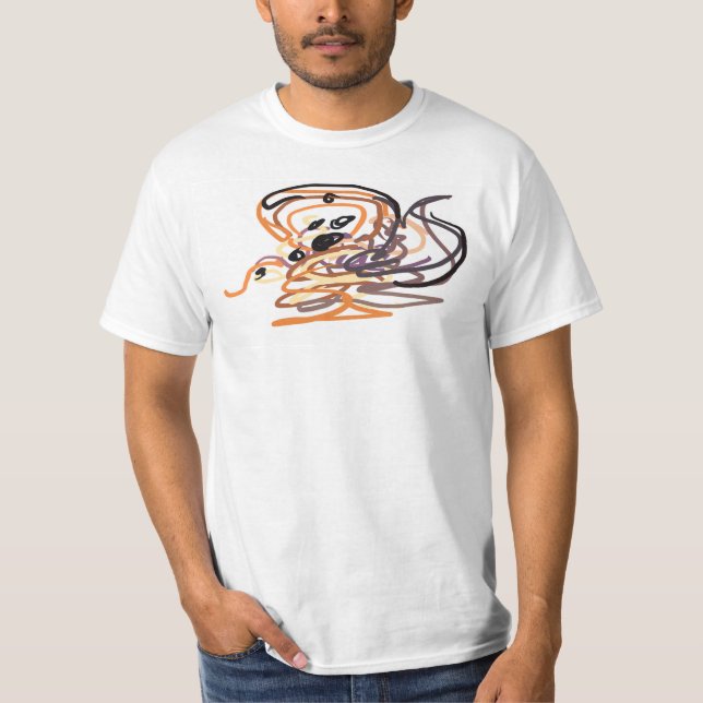 Oktopisk konst t shirt (Framsida)