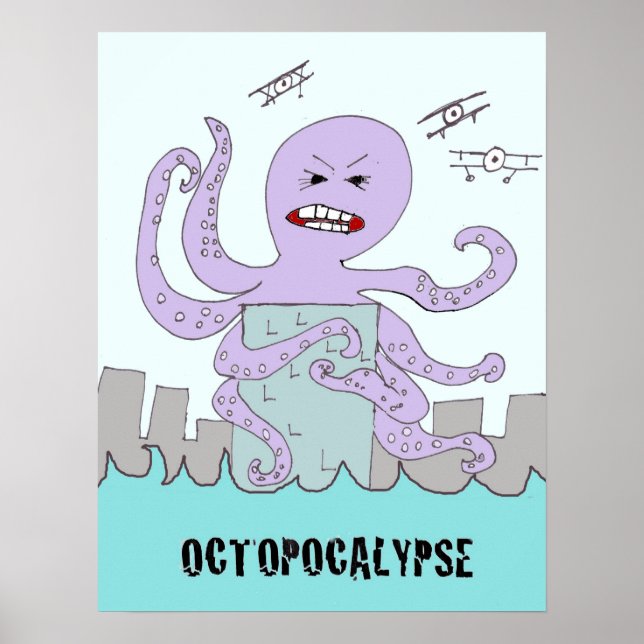 Oktopokalyps Poster (Framsidan)