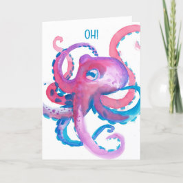 OKTOPUS ARM KÄRLEK/MISS DIG-KORT TACK KORT