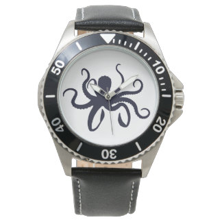 OKTOPUS. BLACK OCTOPUS. ARMBANDSUR