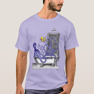 Oktopus i Bath 2 T Shirt