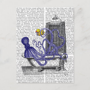 Oktopus i Bath 2 Vykort