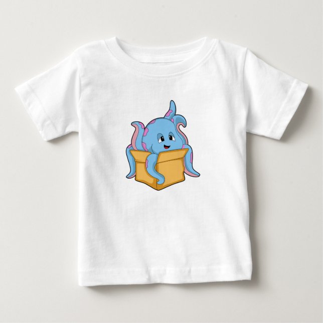 Oktopus med Packet.PNG T Shirt (Framsida)