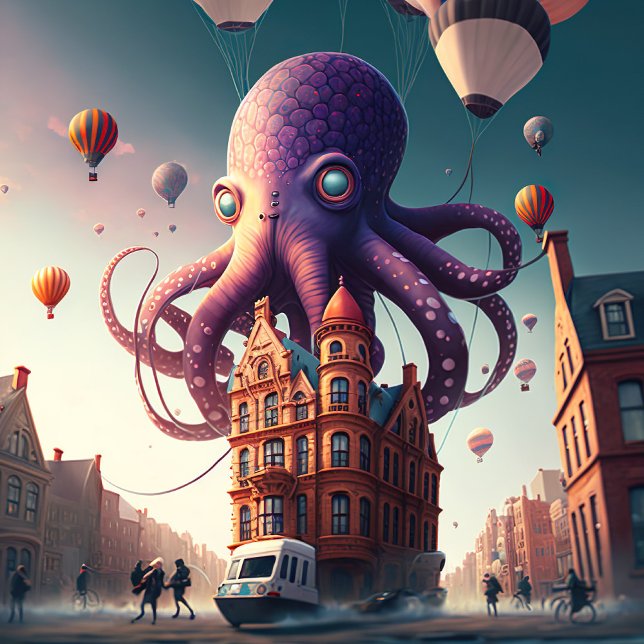 Oktopus Överskridande av eget Puzzle Pussel (Skapare uppladdad)