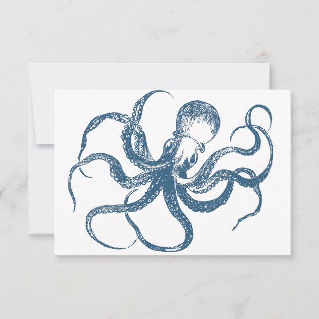 Oktopus Spara datumkort Datumet (Framsida)
