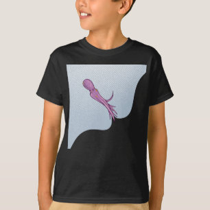 Oktopus squating bläck t shirt