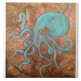 Oktopus Tile-ryggsplash Kakelplatta