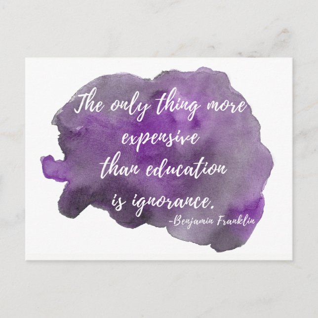 Okunnighet är ett dyrt vykort för motståndet (Framsida)