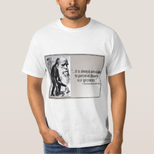 Okunnighet för Darwin citationstecken~ Tee