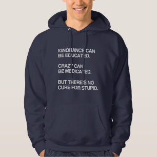 OKUNNIGHET KAN UTBILDAS SWEATSHIRT MED LUVA