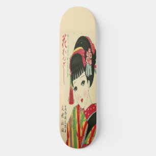 Okura, Anime Japansk Skönhet Skateboard Bräda 20 Cm