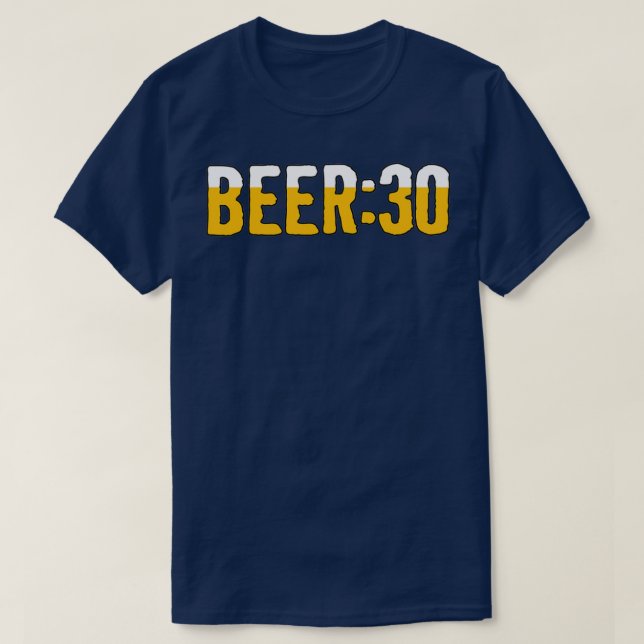 Öl 30 med 30 bröstimmar t shirt (Design framsida)