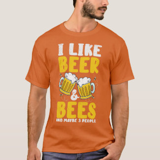 Öl Älskare Bes som dricker Öl Pub Party T Shirt