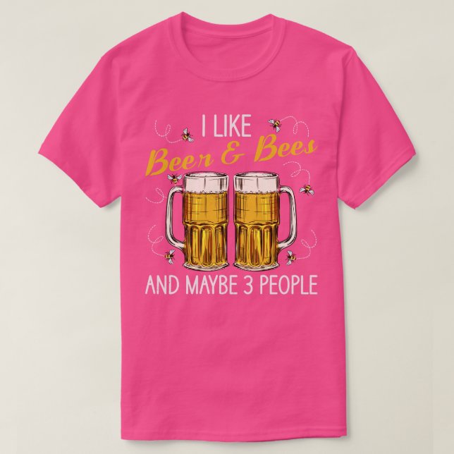 Öl Älskare Bes som dricker Öl Pub Party T Shirt (Design framsida)
